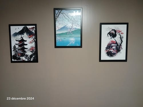 Customer photo review of Affiche Japonaise Vue sur Pagode