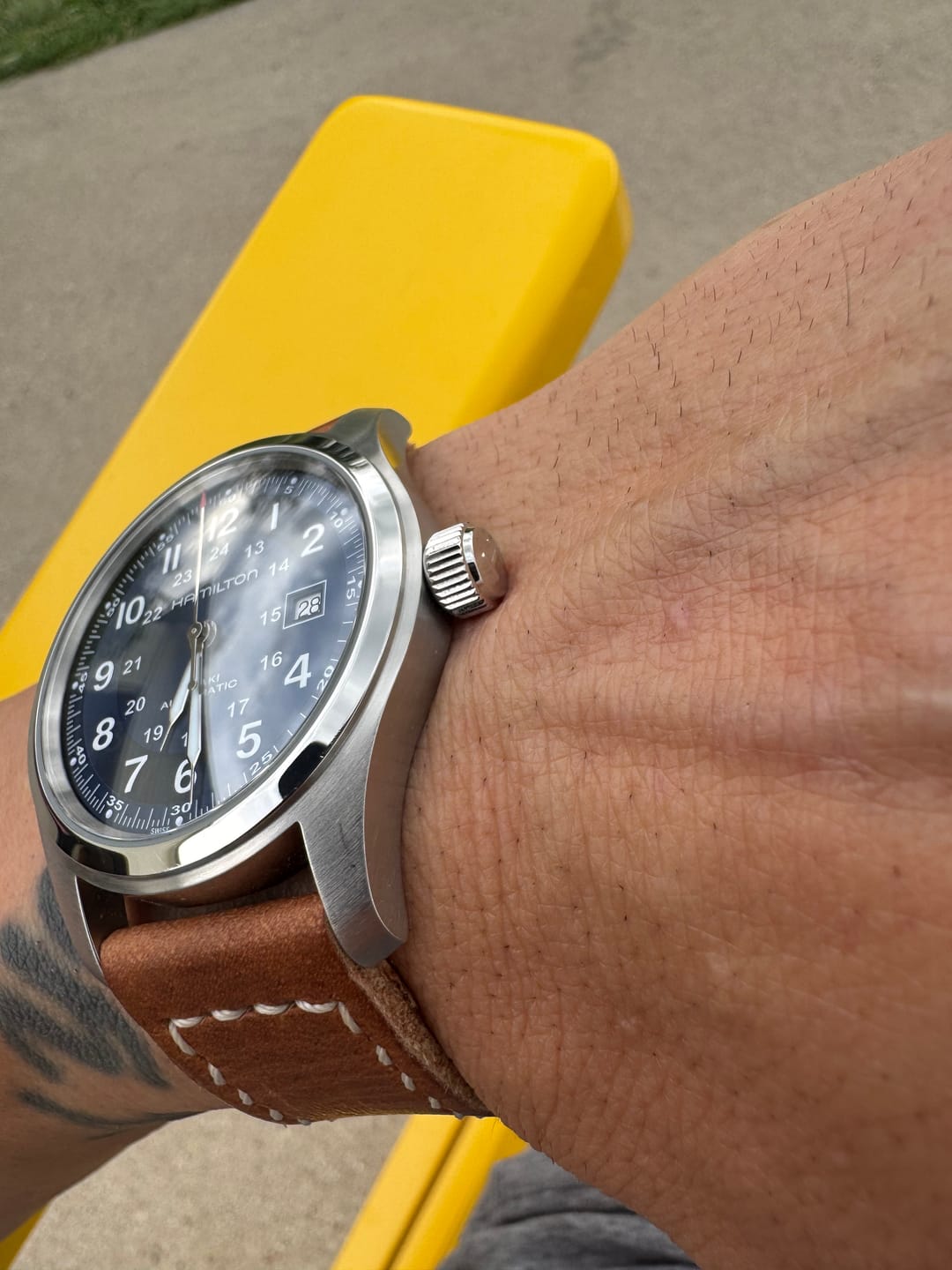 Customer photo review of Horween Natural Dublin | Natural Thread