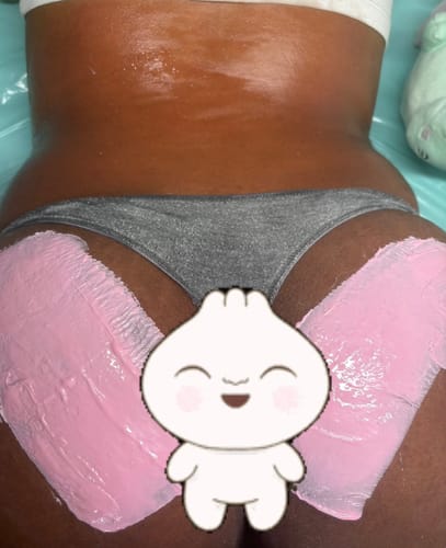 Customer photo review of Plumeria Hard Wax 1kg