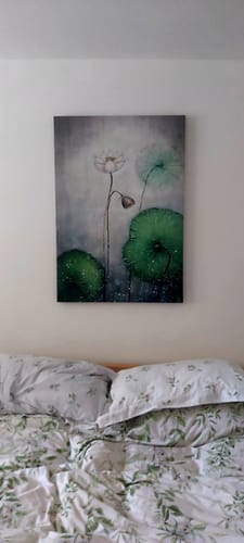 Customer photo review of JADE LOTUS CANVAS