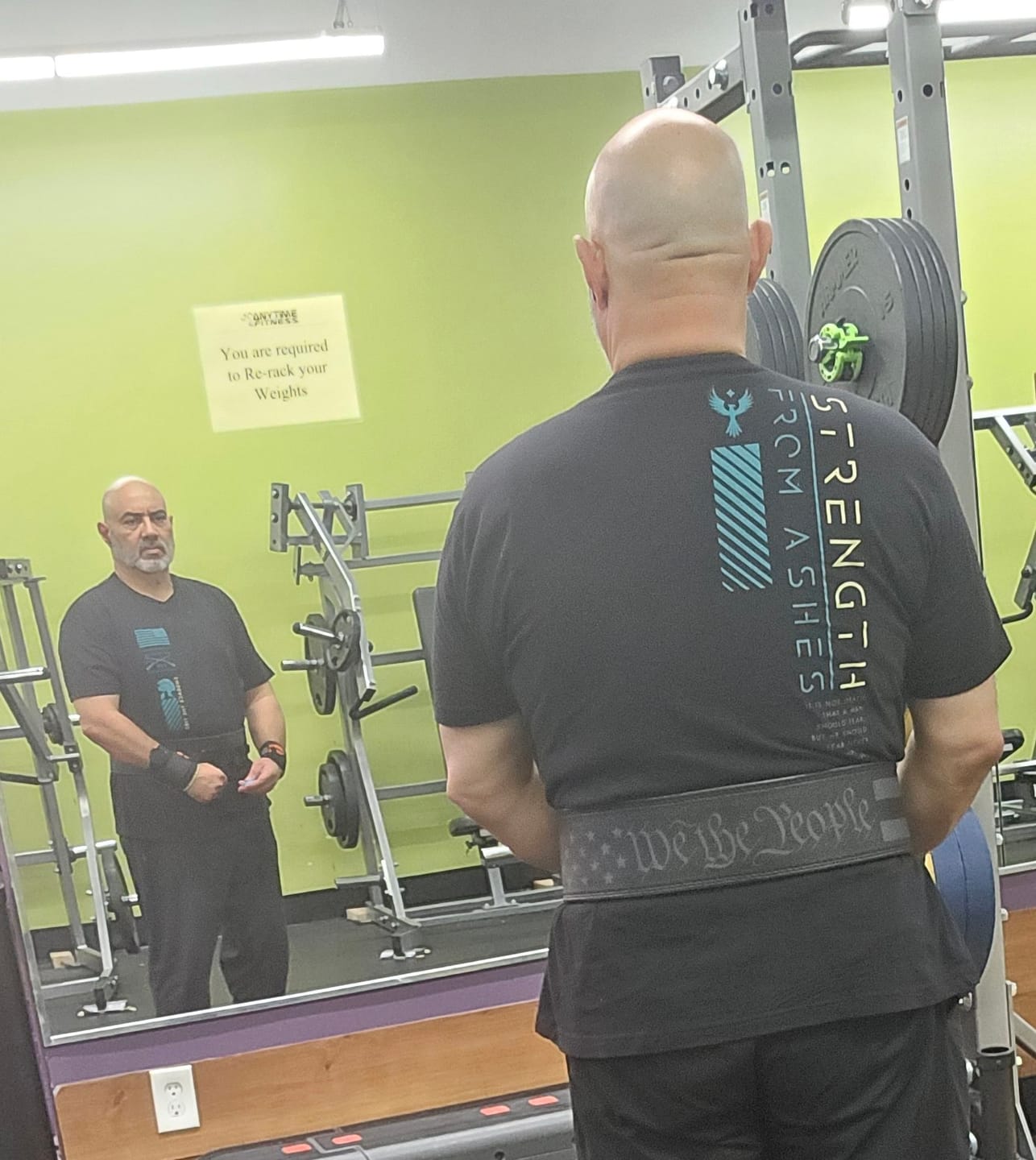 Customer photo review of 10mm Lever Weightlifting Belt