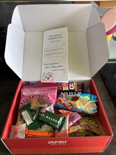 Customer photo review of Box Snack Japonais XXL