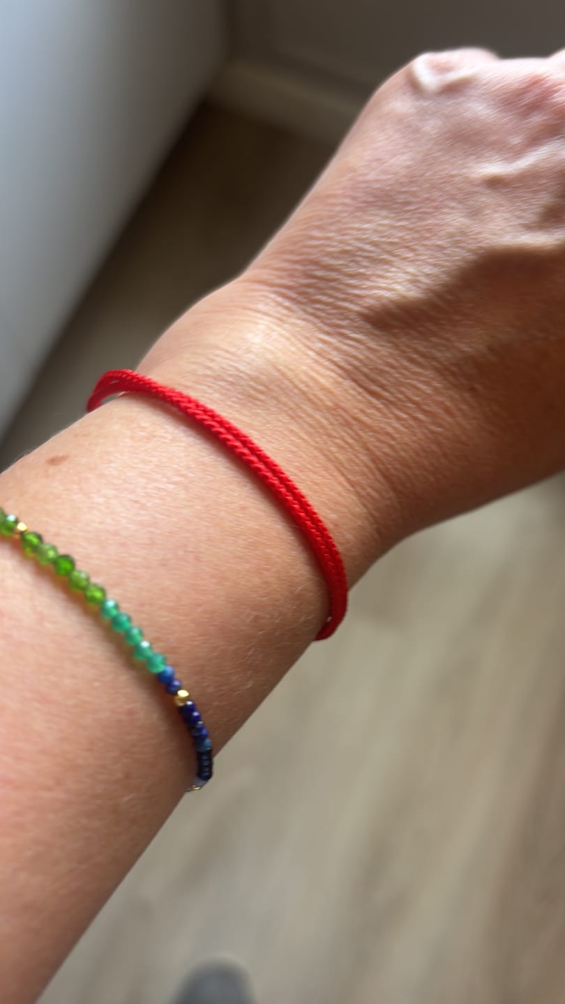 Customer photo review of Bracelet Porte Bonheur "Tibétain"