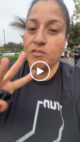 Customer video review of Running is my Therapy
