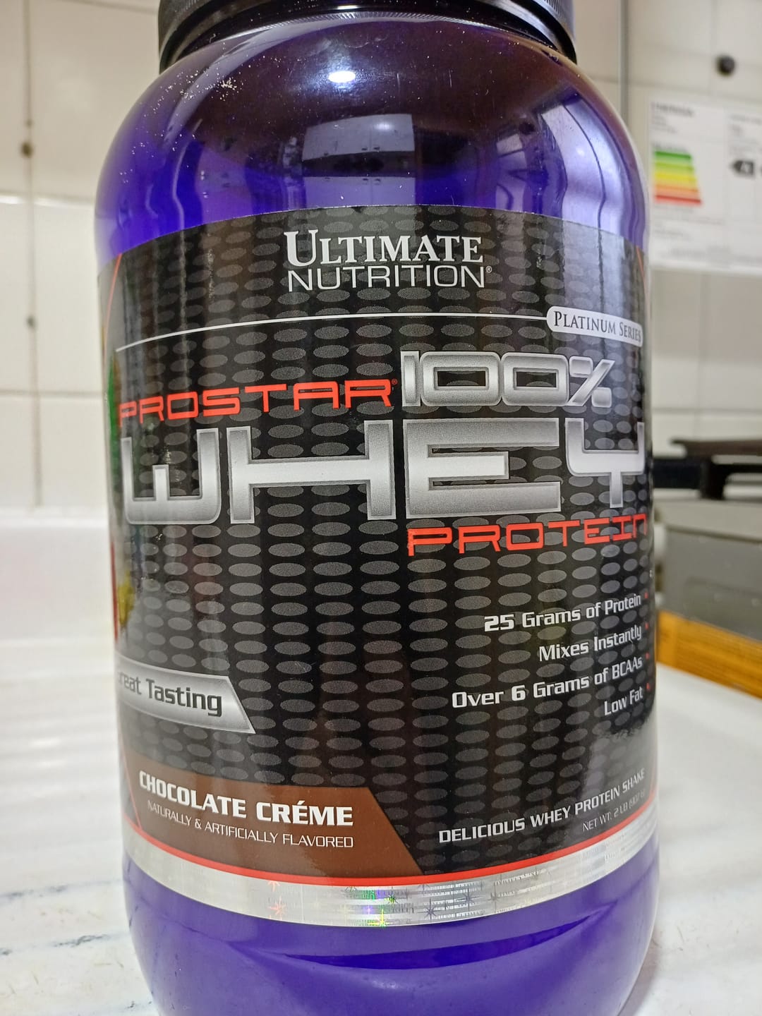 Customer photo review of Prostar Whey Protein 2lbs Ultimate Nutrition