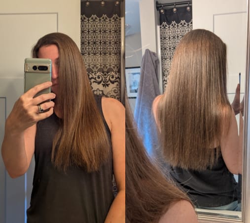 Customer photo review of Peppermint Shine - Conditioner Bar