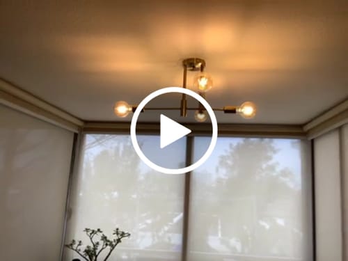 Customer video review of Ampolleta Led Vintage Redonda 4W E27 Luz Calida Ahorro de energia