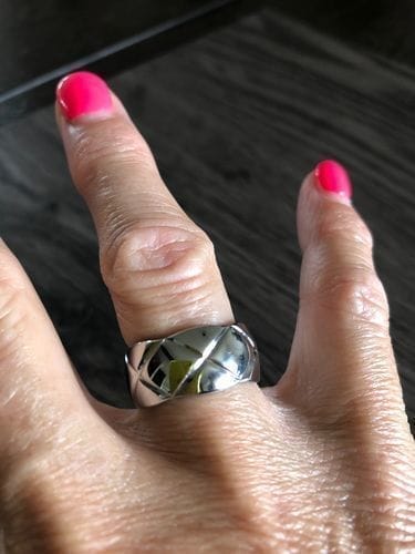 Customer photo review of CRUSH RING 10MM QUILTED