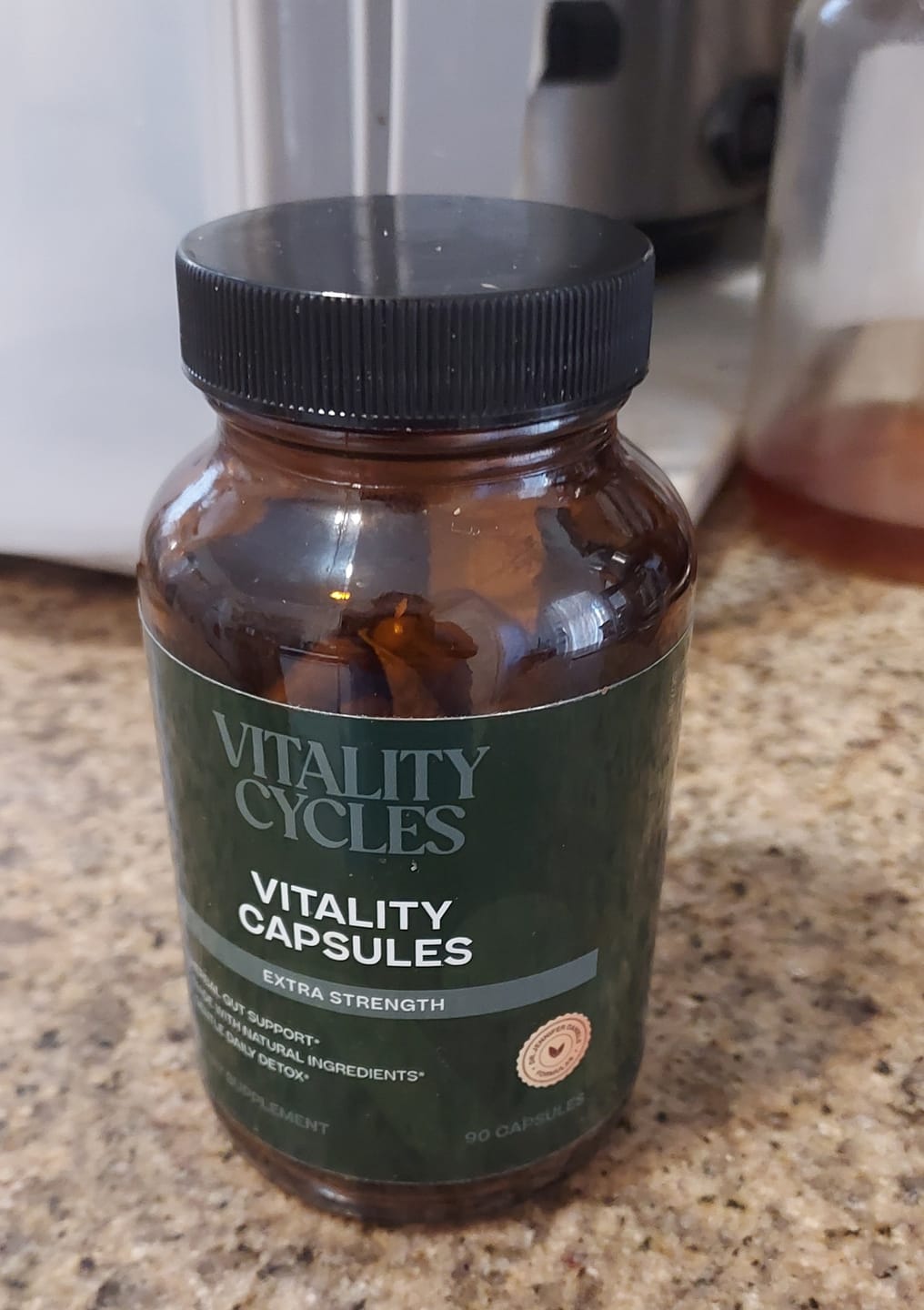 Customer photo review of Extra Strength Vitality Capsules-The Advanced Cleansing Protocol