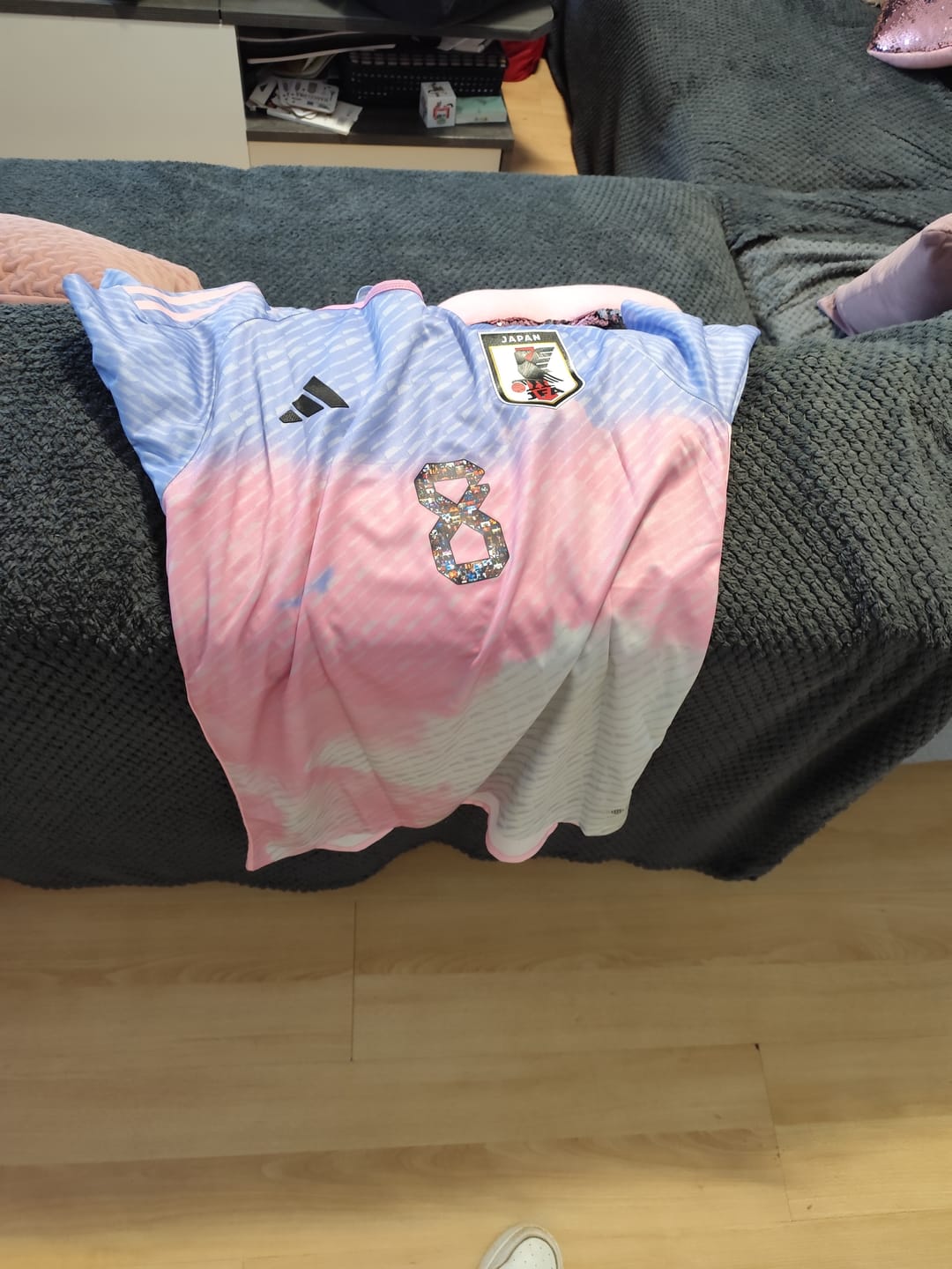 Customer photo review of Maillot Japon 2022/23 - PURPLE EDITION - Flocage animé