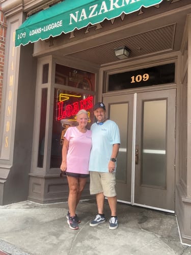 Customer photo review of Dri-Fit Custom Boat Shirts - Long Sleeve