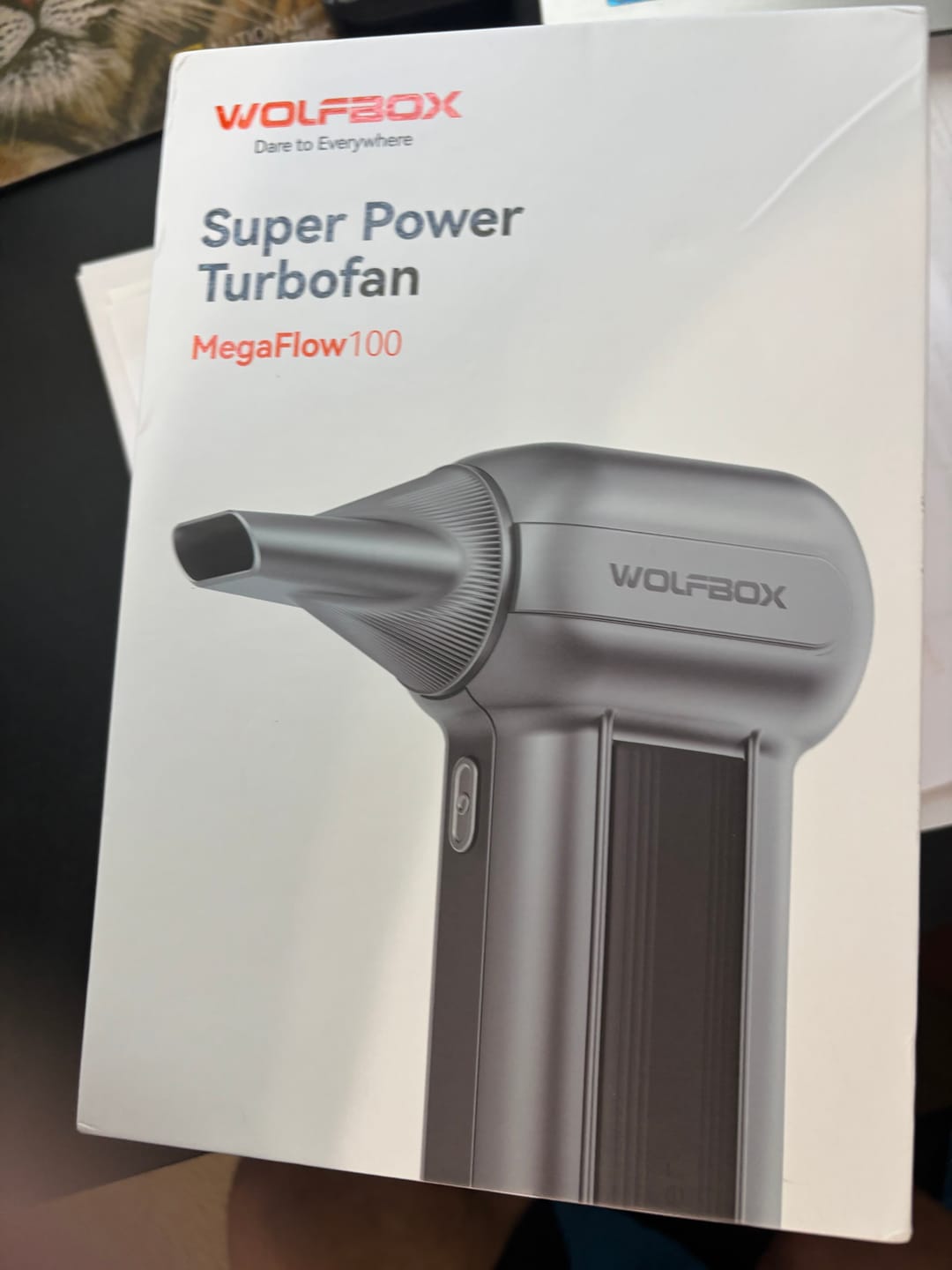 Customer photo review of WOLFBOX MF100 Compressed Air Duster - Super Power Electric Air Duster