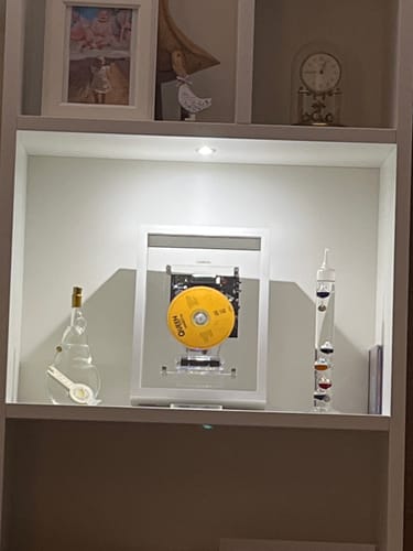 Customer photo review of M1 Music Frame CD Player With Bluetooth