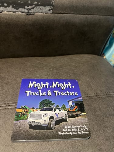 Customer photo review of NIGHT NIGHT TRUCKS & TRACTORS CHILDREN'S BOOK