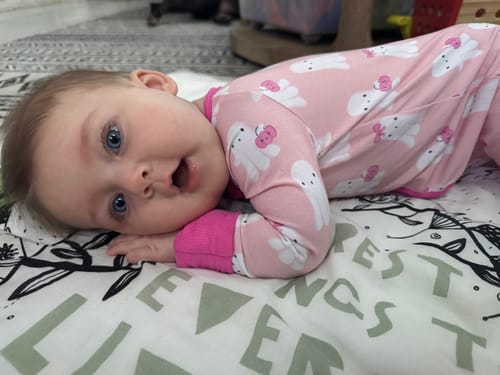 Customer photo review of Let's Go Ghouls Two-Piece Pajamas