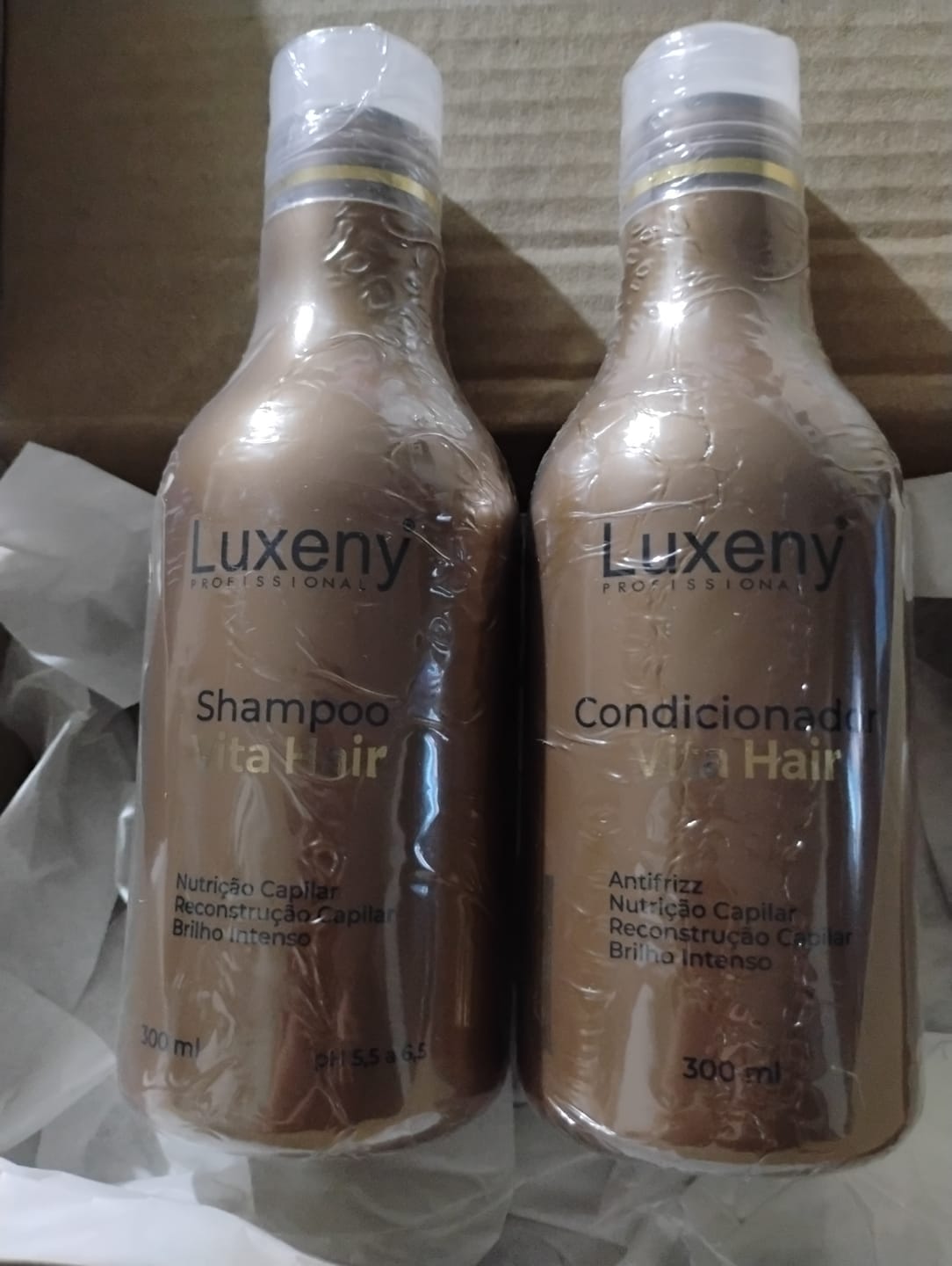 Customer photo review of Shampoo Reconstrucción Vita Hair 300 ml