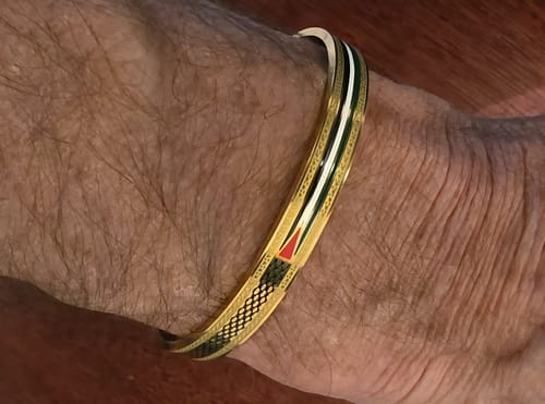 Customer photo review of Palestine Heritage Cuff