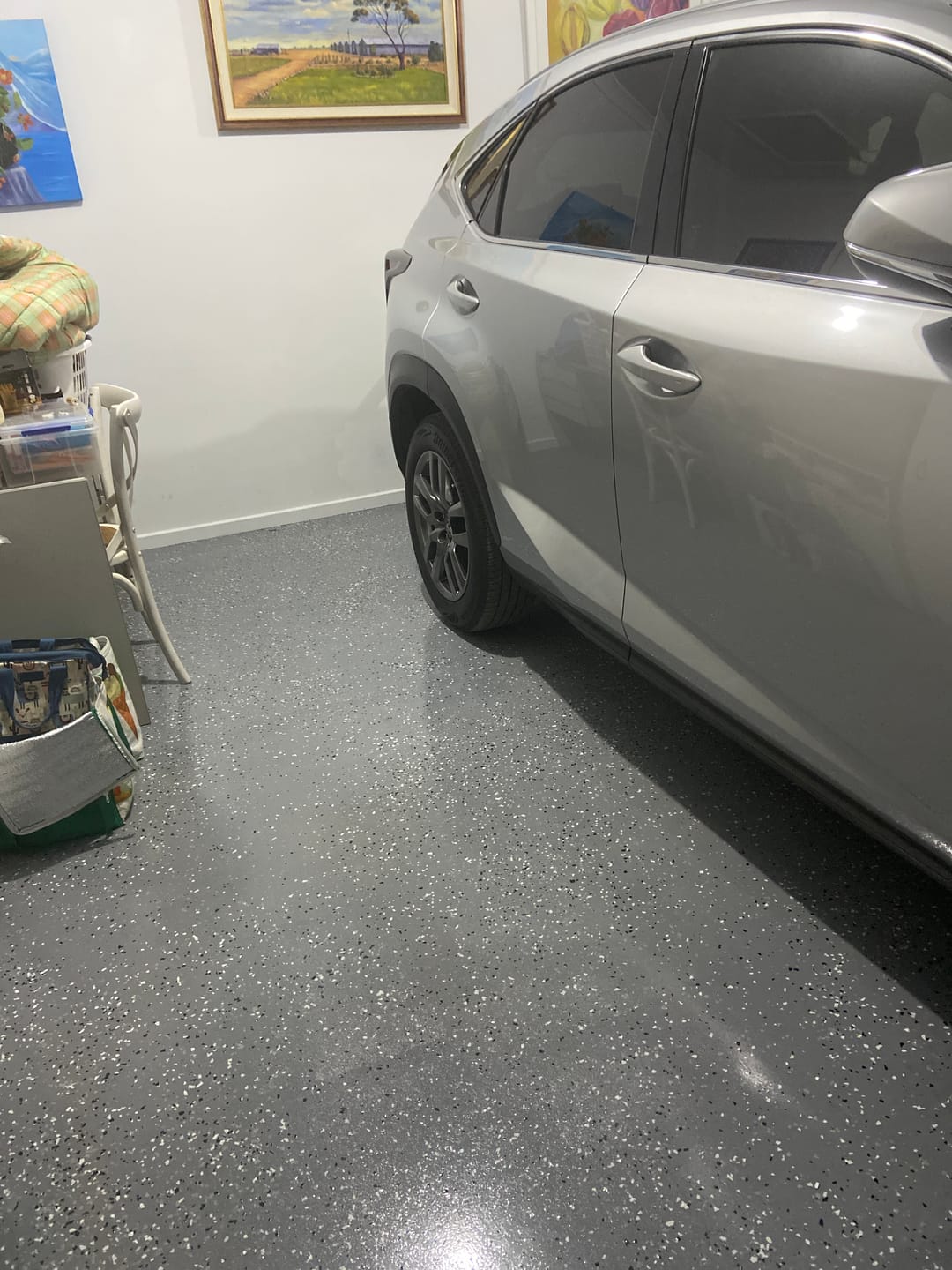 Customer photo review of U-Coat Epoxy Flake Floor Kit ™️