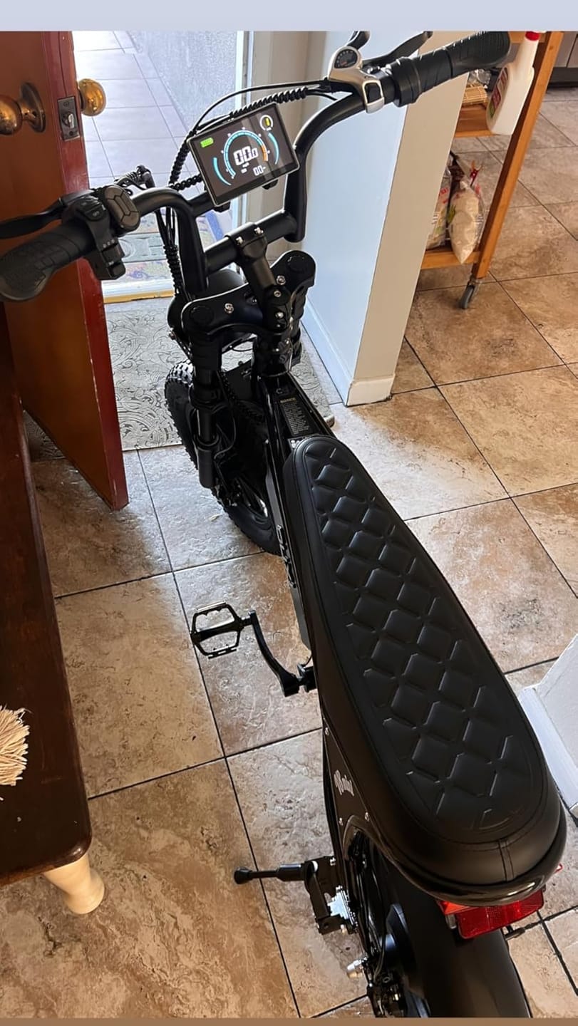 Customer photo review of OUXI V8 Mini Fat Tire Electric Bike