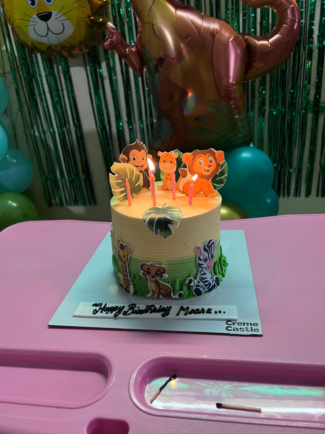 Customer photo review of Jungle Paradise Cake