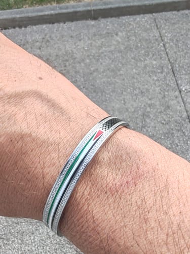 Customer photo review of Palestine Heritage Cuff