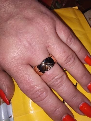 Customer photo review of CRUSH RING 10MM QUILTED