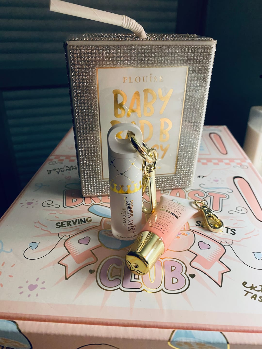 Customer photo review of P. Louise Crystal Baby Bad B Energy Mini Lip Duo