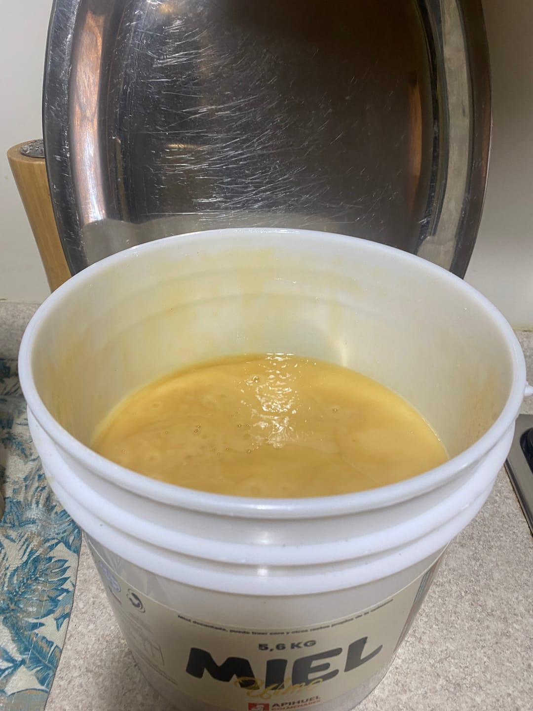Customer photo review of Balde Miel de Ulmo 5,6 kg + envío GRATIS