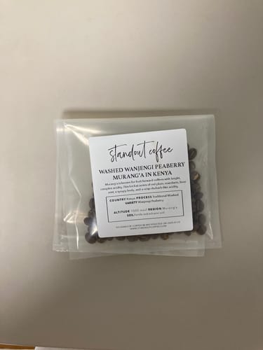Customer photo review of The Standout Coffee Sample Pack