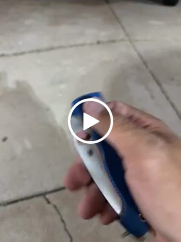 Tamer S. review of Manix 2 XL Knife – Cobalt Blue G‑10 Handle, CPM SPY27 Blade, Ball Bearing Lock – Made in USA (SC95GPCBL2) image 1 out of 1