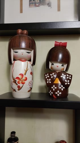 Customer photo review of Poupée Kokeshi Traditionnelle