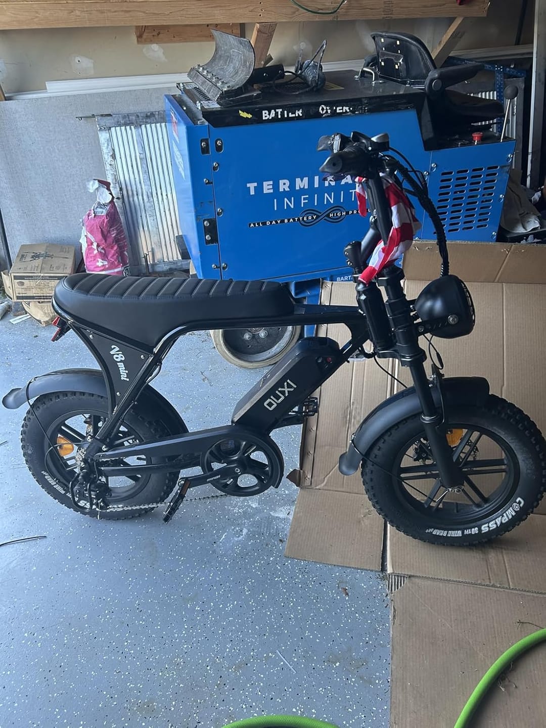 Customer photo review of OUXI V8 Mini Fat Tire Electric Bike