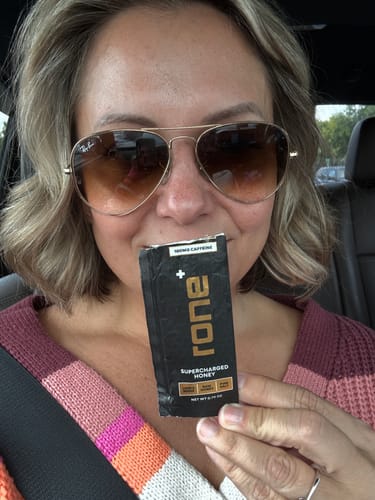Customer photo review of 100mg Caffeine - Classic - SuperCharged Honey (20-Pack)