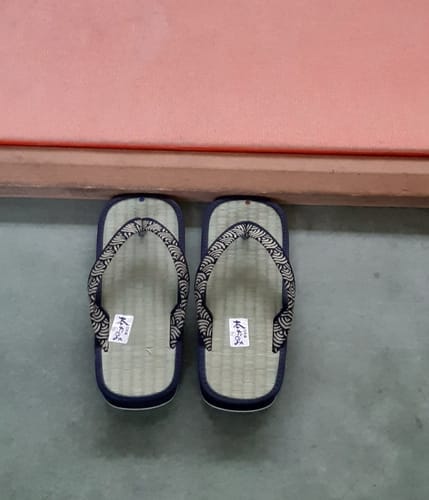 Customer photo review of Zori Japonaises Seigaiha