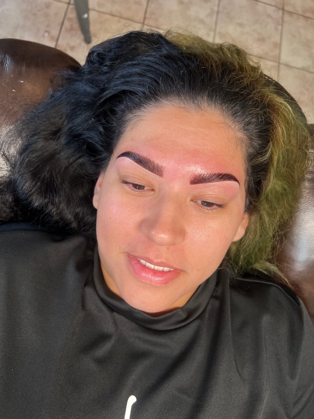 Customer photo review of Hybrid Stain and Eyebrow Lamination