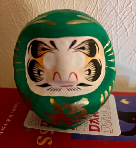 Customer photo review of Daruma Japonais Vert - 9 à 15 cm