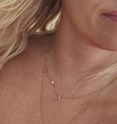 Customer photo review of Collana letter love