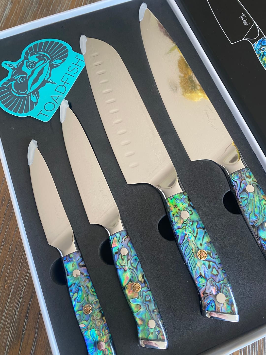 Customer photo review of Abalone Chef Knives