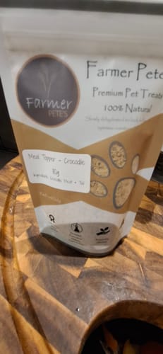 Customer photo review of Meal Topper - Crocodile