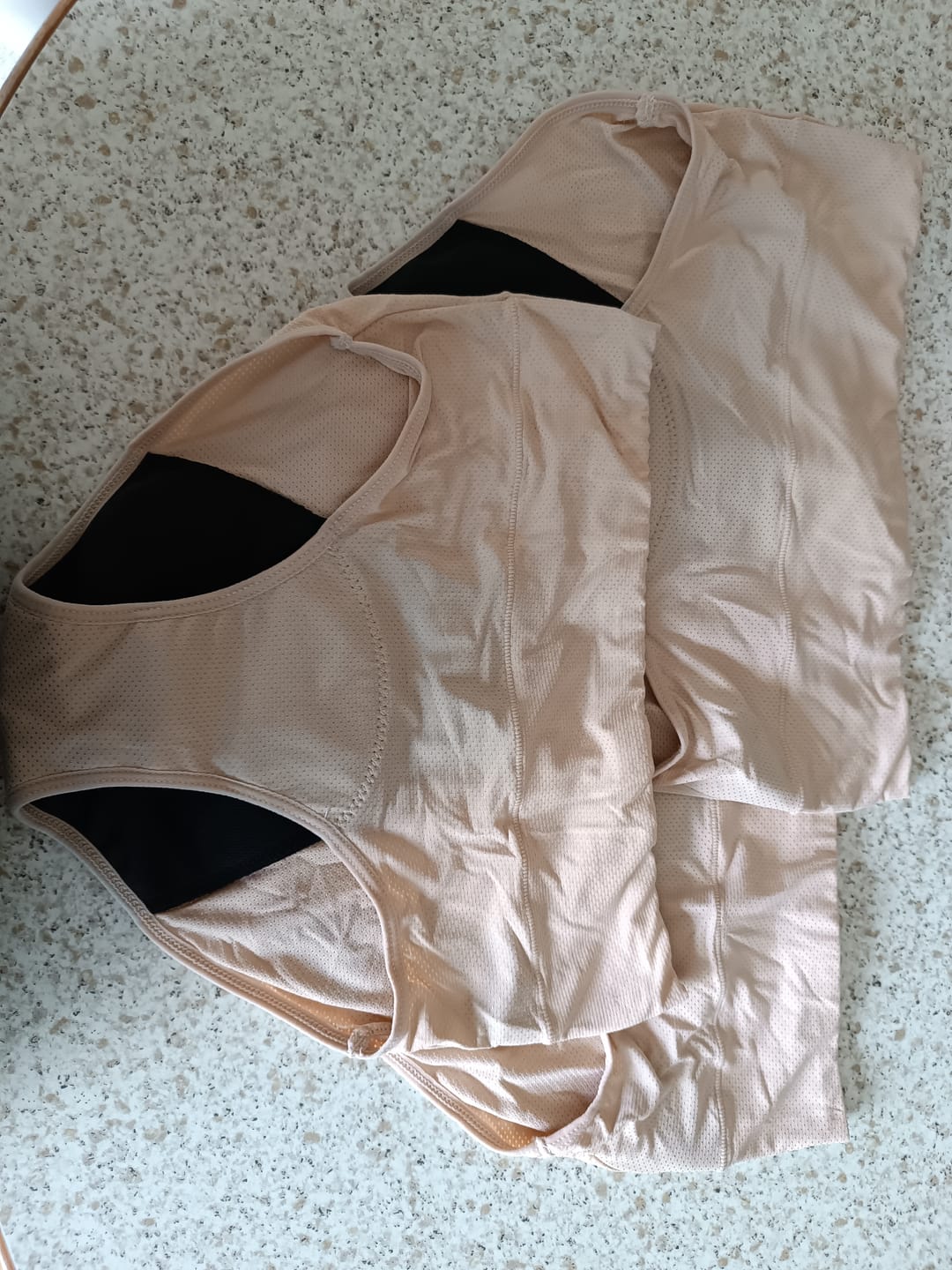 Customer photo review of Culotte Menstruelle Respirante Céleste