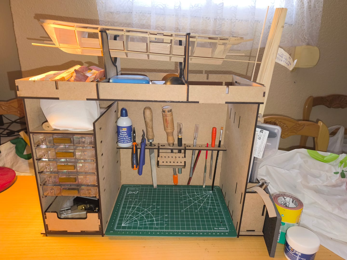 Customer photo review of Mueble taller organizador