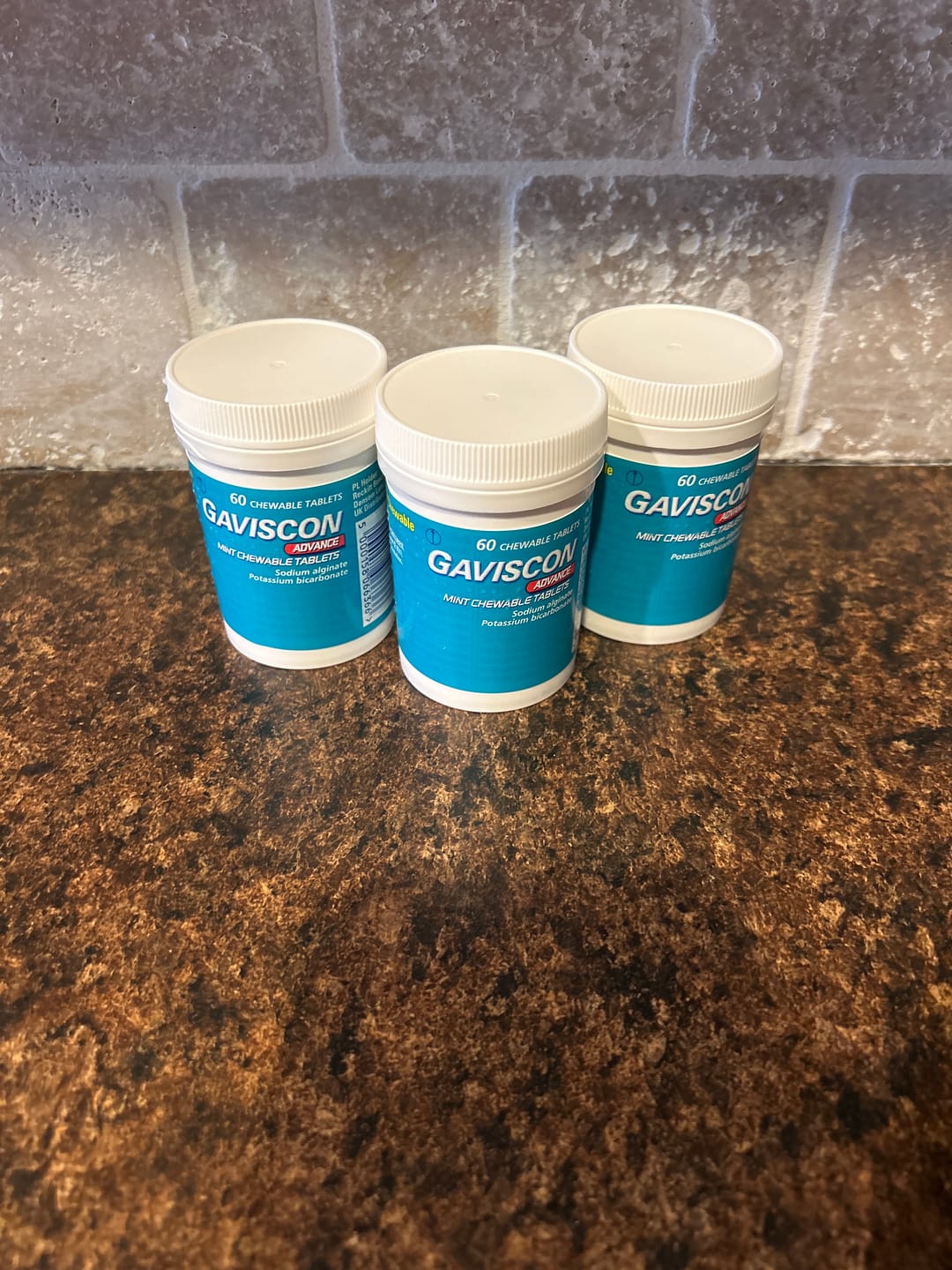 Customer photo review of Gaviscon Advance Mint Chewable Tablets 60 Tablets