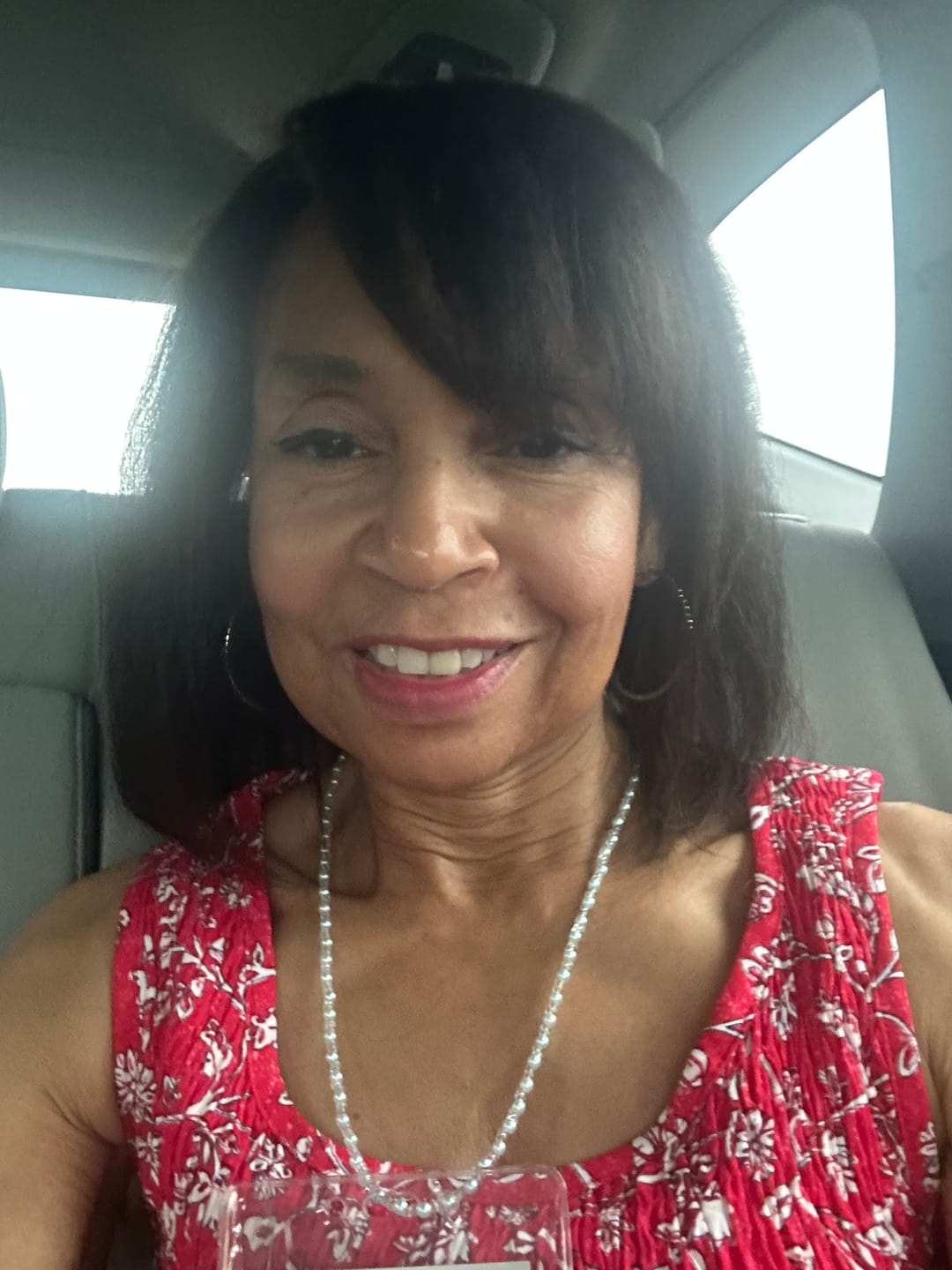 Customer photo review of Herbal Gloss Heat Protector 4 oz.