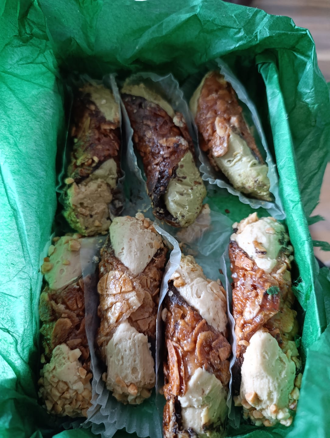 Customer photo review of 5 or 9 Gluten Free Cannoli - Surprise Box
