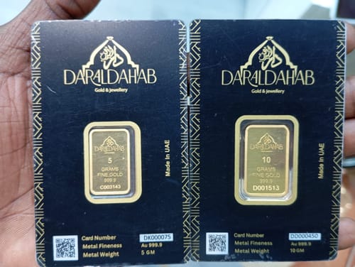 Customer photo review of 5 g Gold Bar – 24K | 999.9 Fine Gold