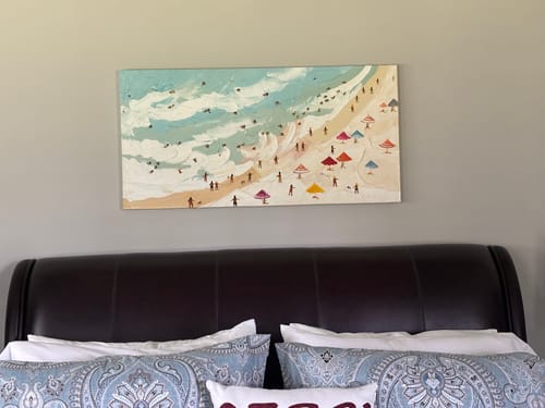 Customer review photo for Plaster Art Texture Painting #SG214