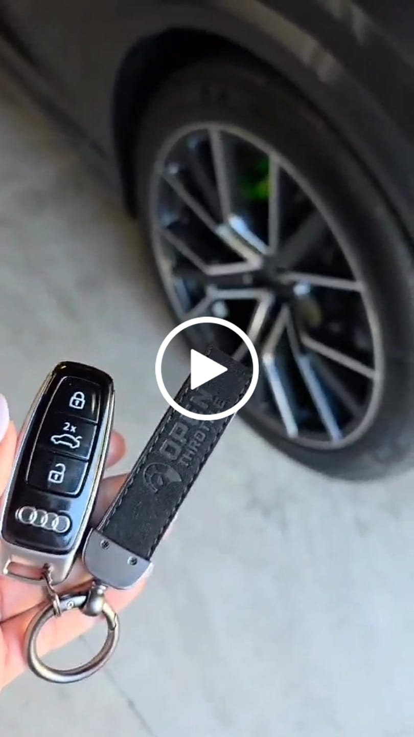 Customer video review of AUDI KEYCHAIN