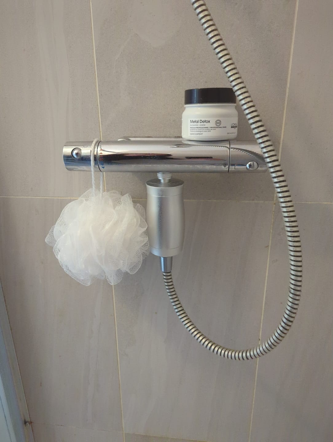 Customer photo review of The Gaia Shower Filter