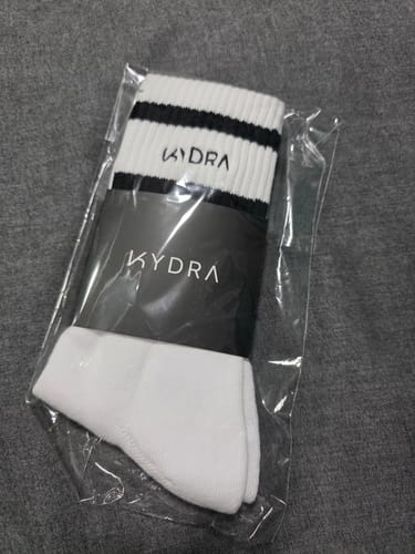 Customer photo review of Unisex Striped Socks