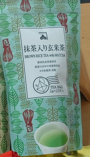 Customer photo review of 抹茶玄米茶 25包